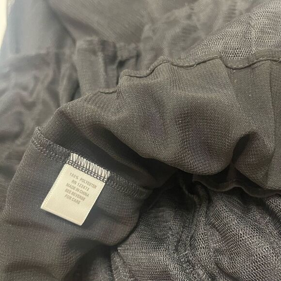 Talk Of The Walk Black Lagenlook Art To Wear Skirt Size Small - Picture 7 of 8